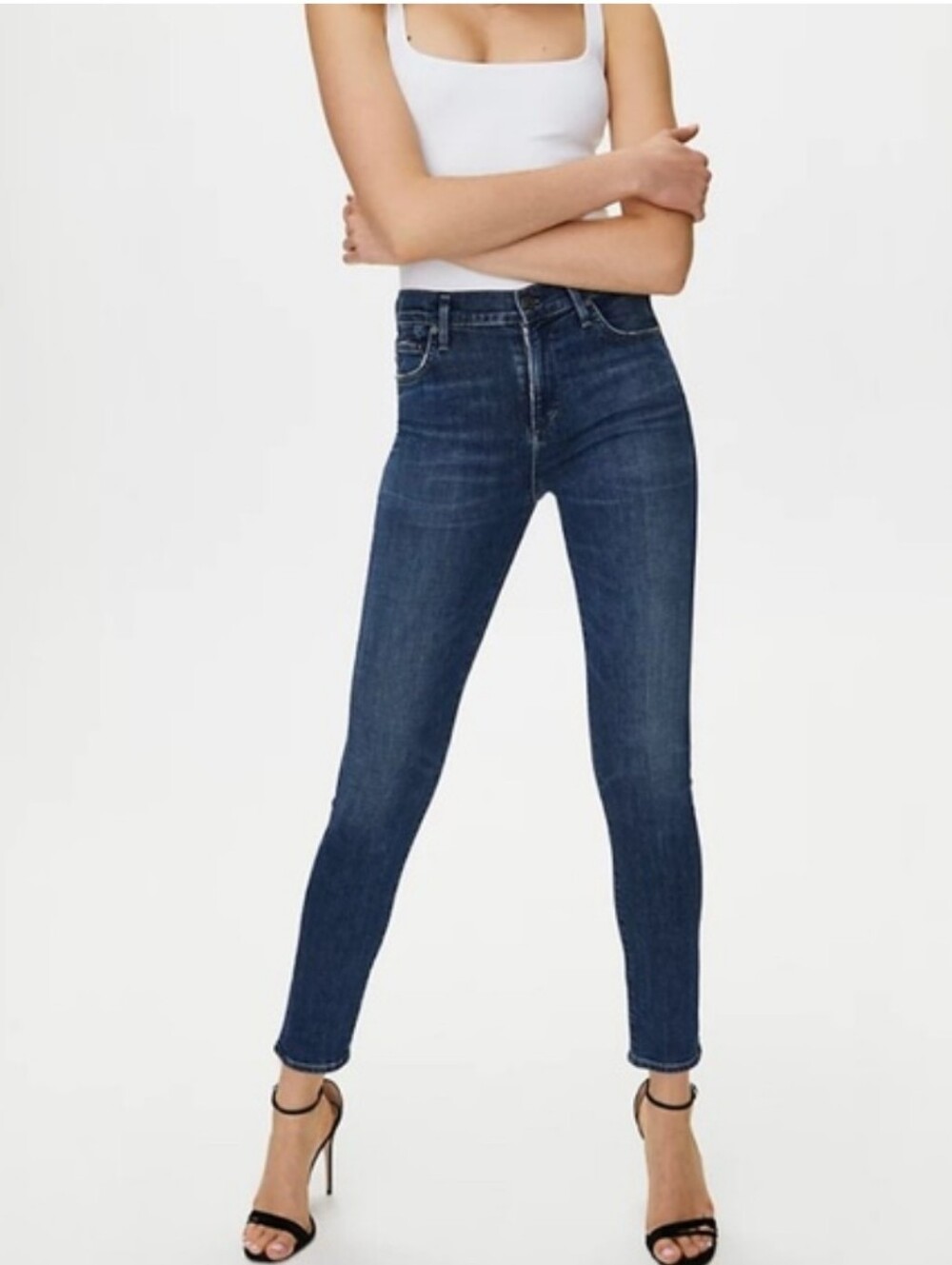 Citizens Of Humanity Rocket Crop Hi Rise Skinny Jeans